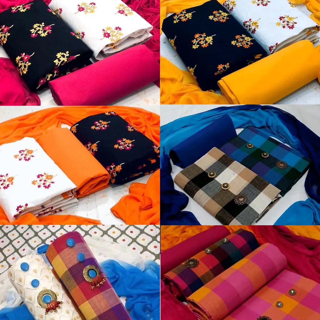 Poorti chudidhar set